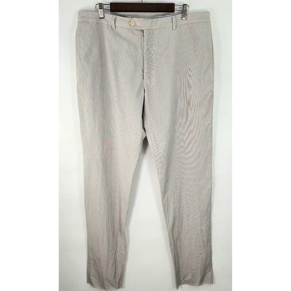 Duca Visconti Di Modrone Chantilly Pants Men's 38W x 37L Stretch Italy